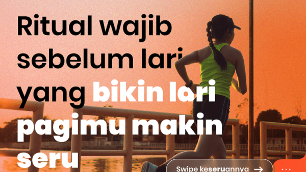 ritual wajib sebelum gerak lari